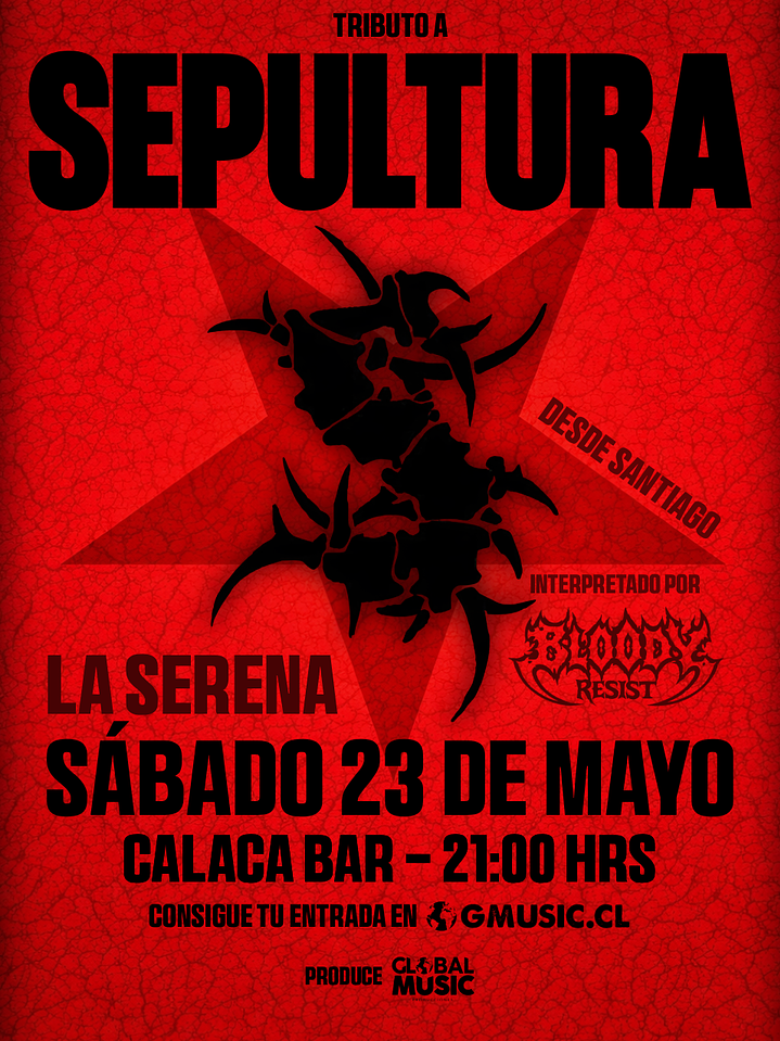 SEPULTURA por BLOODY RESIST - PROMO 2 x 10 lucas 2
