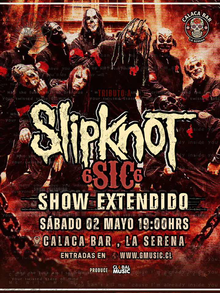 SLIPKNOT EXTENDED SHOW 1