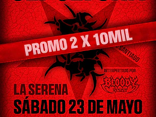 SEPULTURA por BLOODY RESIST - PROMO 2 x 10 lucas