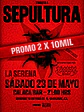 SEPULTURA por BLOODY RESIST - PROMO 2 x 10 lucas - Miniatura 1
