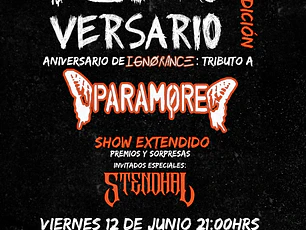 IGNOVERSARIO III - TRIBUTO A PARAMORE