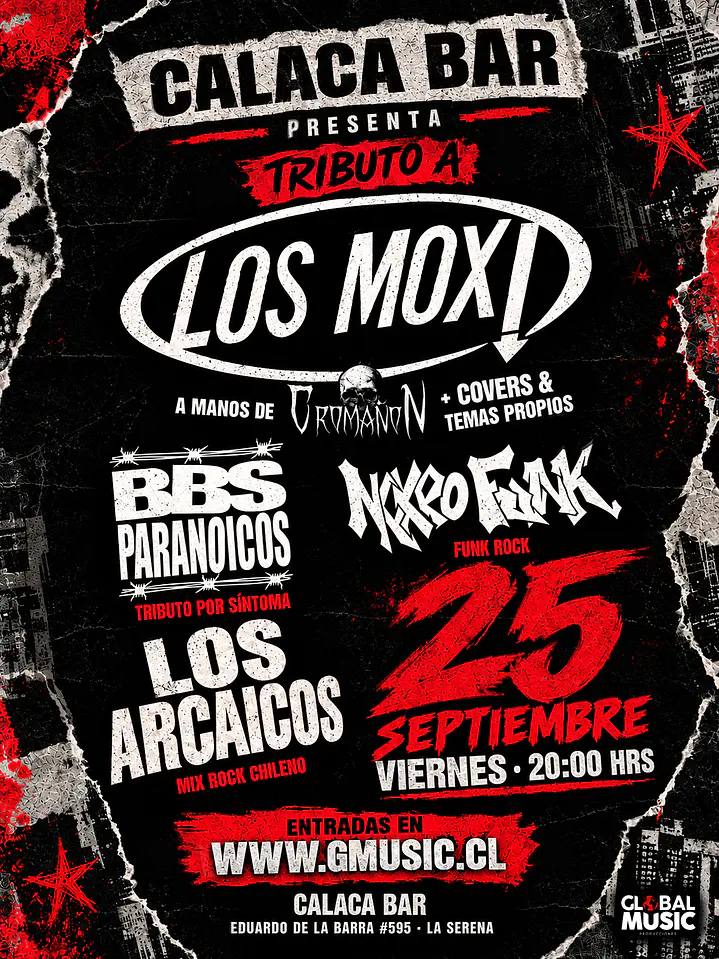 LOS MOX - BBS PARANOICOS - NEKROFUNK - LOS ARCAICOS 1