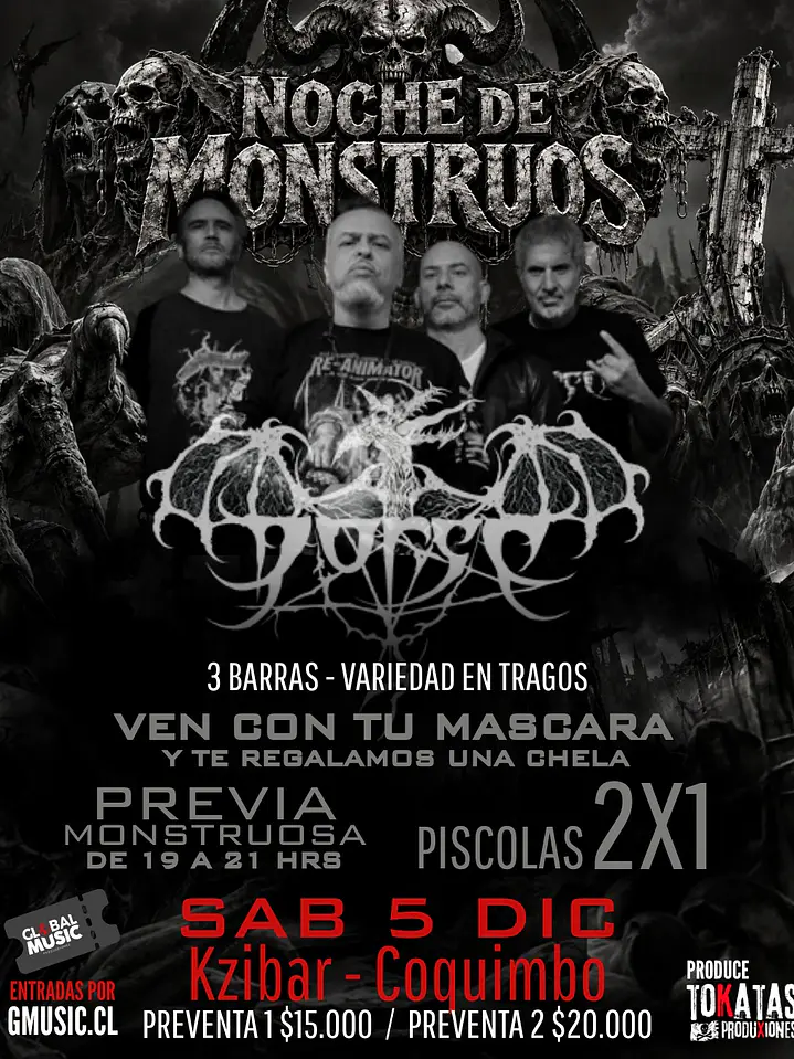 DORSO EN COQUIMBO | NOCHE DE MONSTRUOS 2