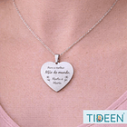 Pendente Coração em Aço Inoxidável 1