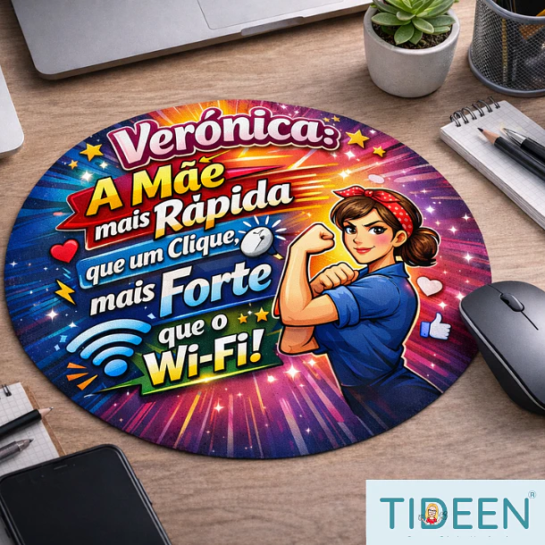Tapete de Rato Personalizado - Mãe