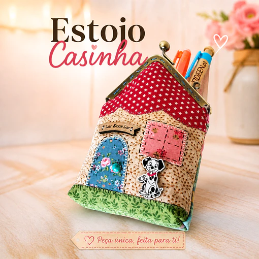 Estojo Casinha 