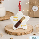Estrela de Natal Personalizada com Chocolate 3