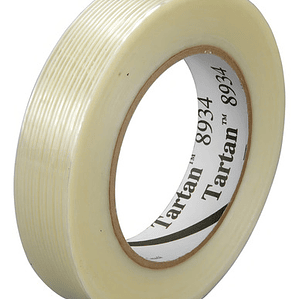 Cinta De Filamento 3m Tartan 8934 55m X 2.4cm Pack 3 Resistente Flejado