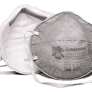 Mascarilla Gris 3m 8247 R95 Unidad Carbón Activo 20 Piezas