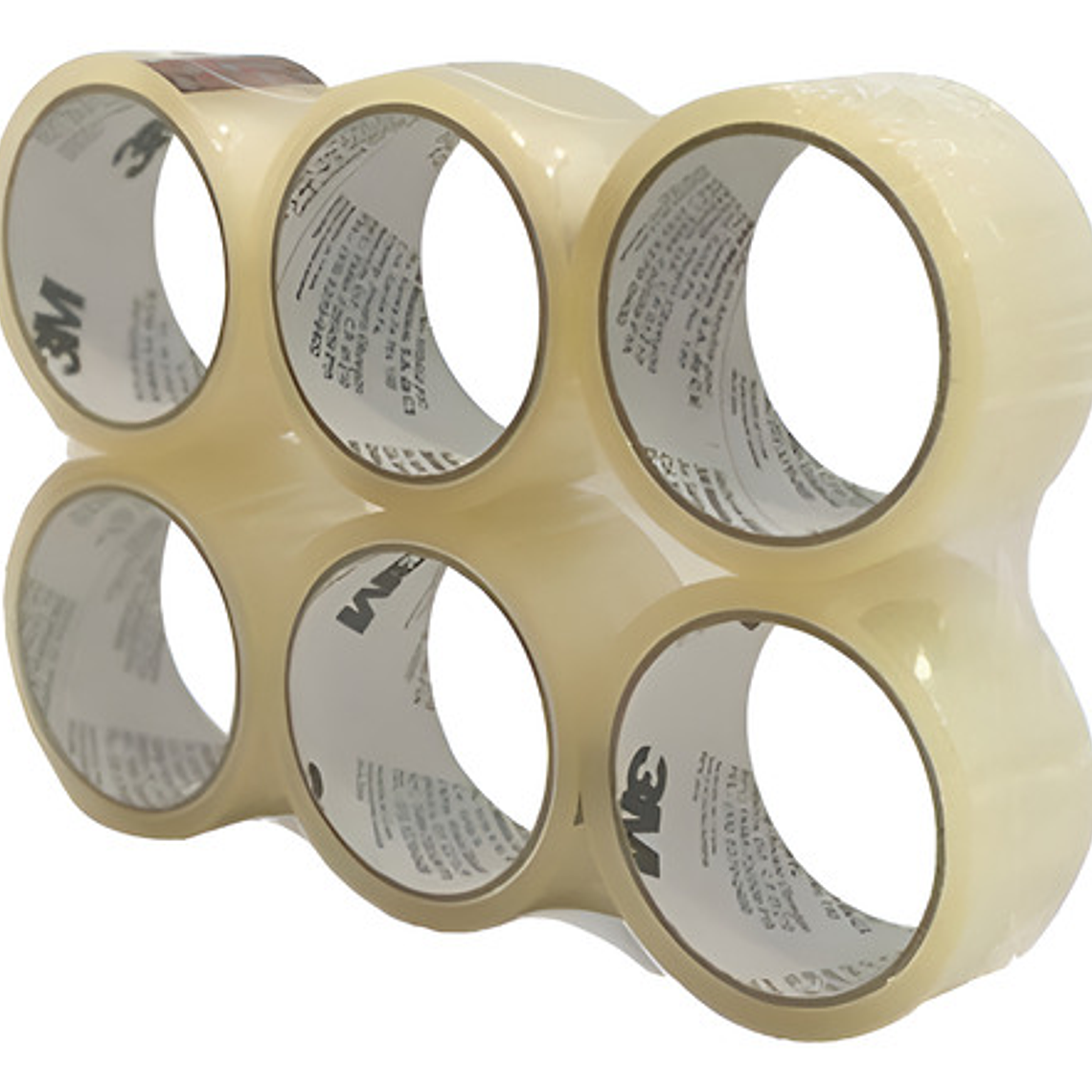 Cinta De Empaque 3m 365 Transparente 4.8cm X 150m 6 Pack 1