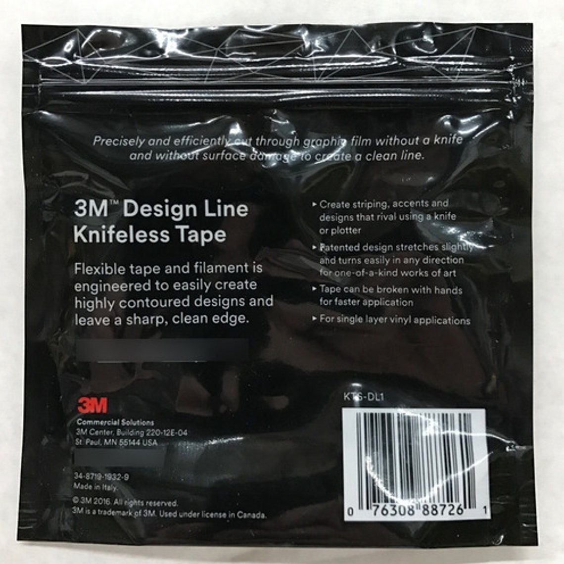 Cinta Para Corte De Vinil Automotriz 3m Knifeless Kts-dl1 2