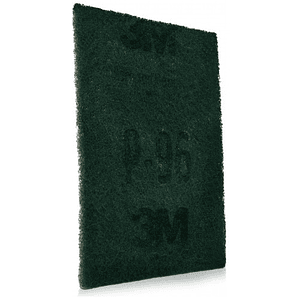 3m Fibra Verde P96 Scotch-brite Caja 12 Piezas Uso General 22.9 X 15.2 Cm