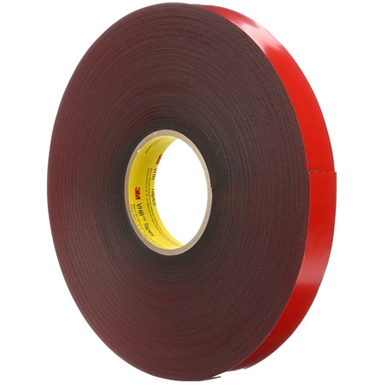 Cinta Doble Cara Vhb Gris Oscuro 3m 4611 1.8mm X 33m 2