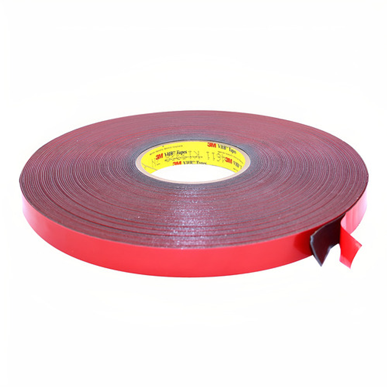 Cinta Doble Cara Vhb Gris Oscuro 3m 4611 1.8mm X 33m 3