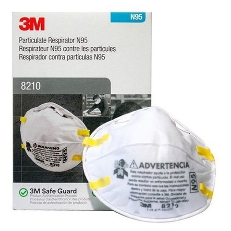 Cubreboca N95 Caja Con 20 Piezas 3m 8210 3