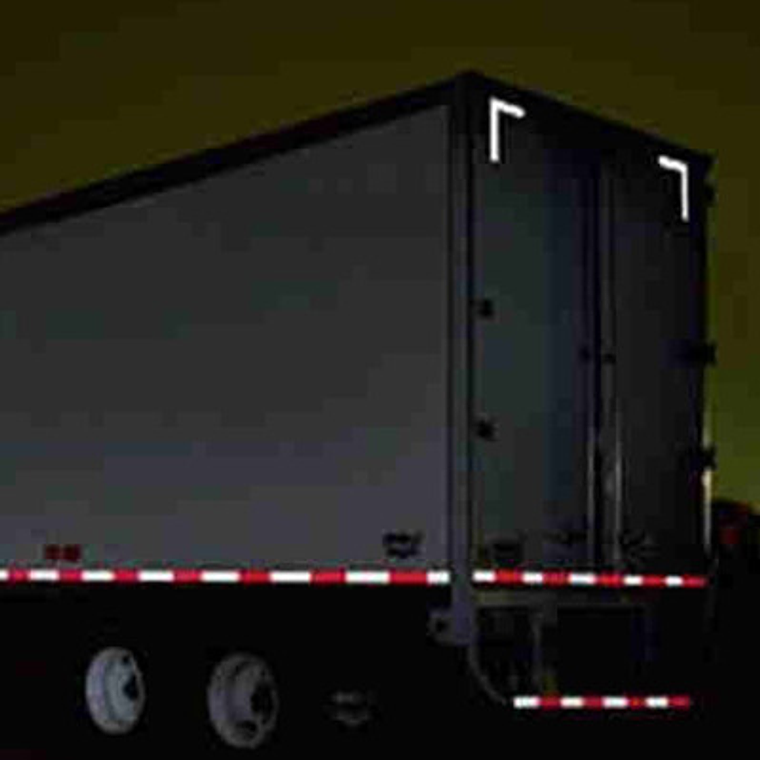 Cinta Reflejante 3m 983 Px Roja Blanca 6 Tiras 3