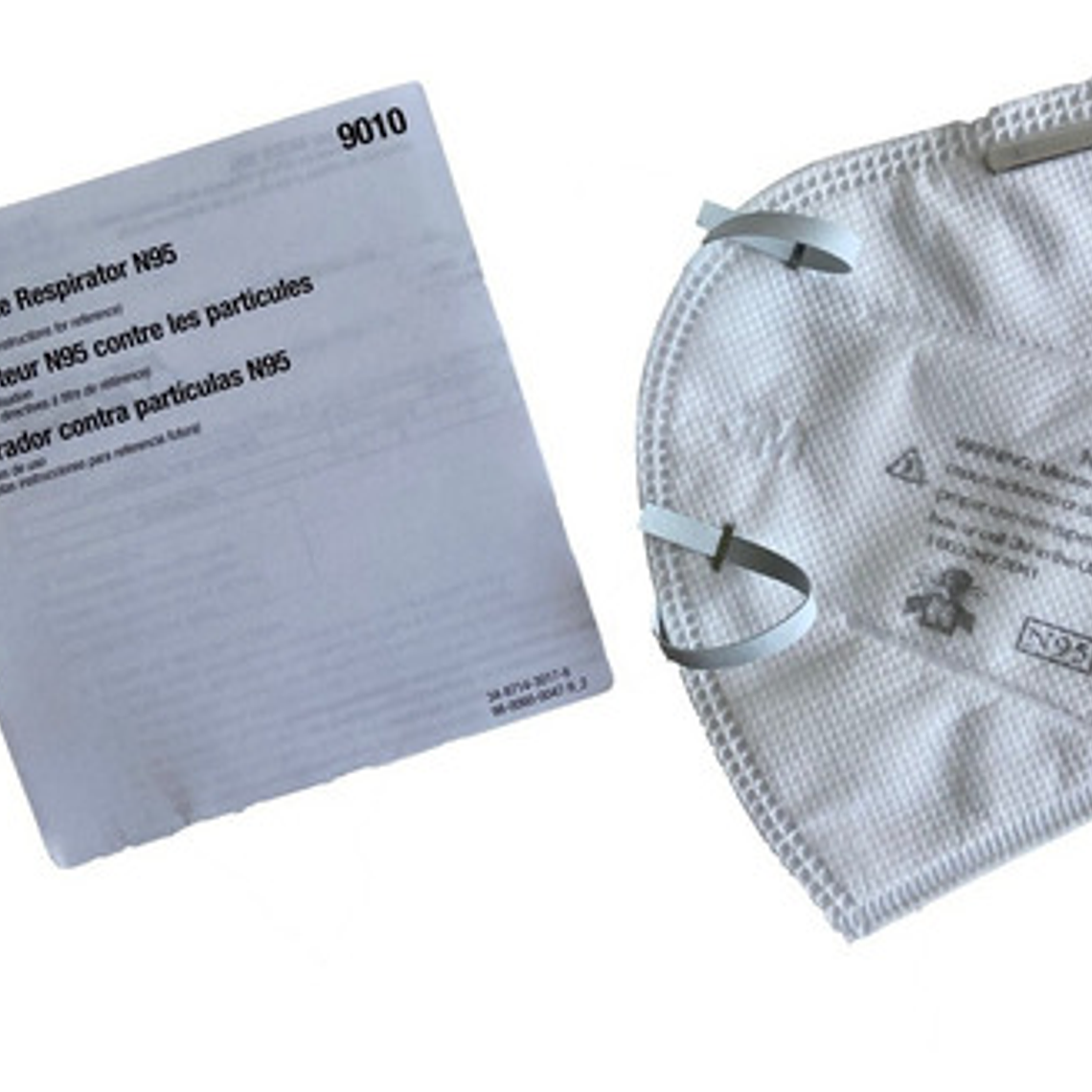 Cubrebocas N95 3m 9010 10 Piezas En Empaque Individual 5