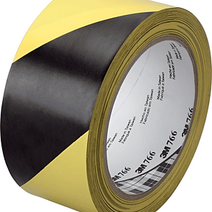 Cinta Delimitadora Amarilla Negra 3m 766 De 4.8 Cm X 33 Mts