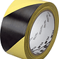 Cinta Delimitadora Amarilla Negra 3m 766 De 4.8 Cm X 33 Mts - Miniatura 1