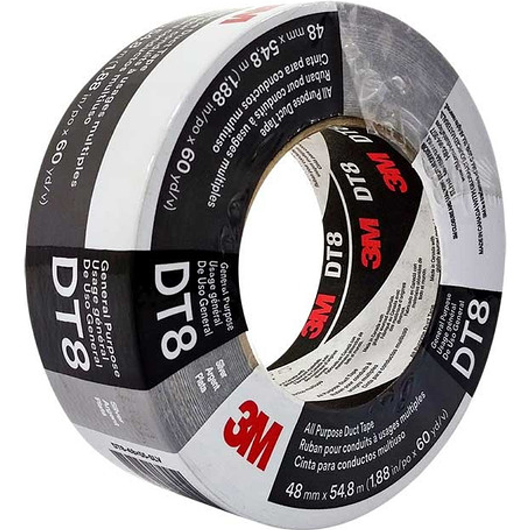 3m Dt8 Cinta Sellaductos Duct Tape 4.8 Cm X 55 Mts 1