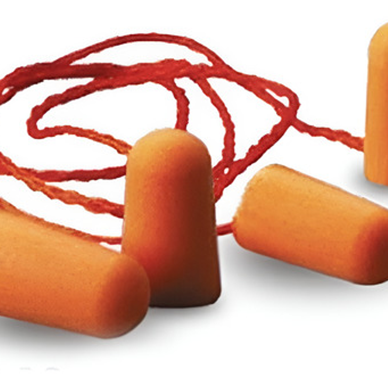 Caja De 100 Pares De Tapon Auditivo Espuma 3m 1110 1