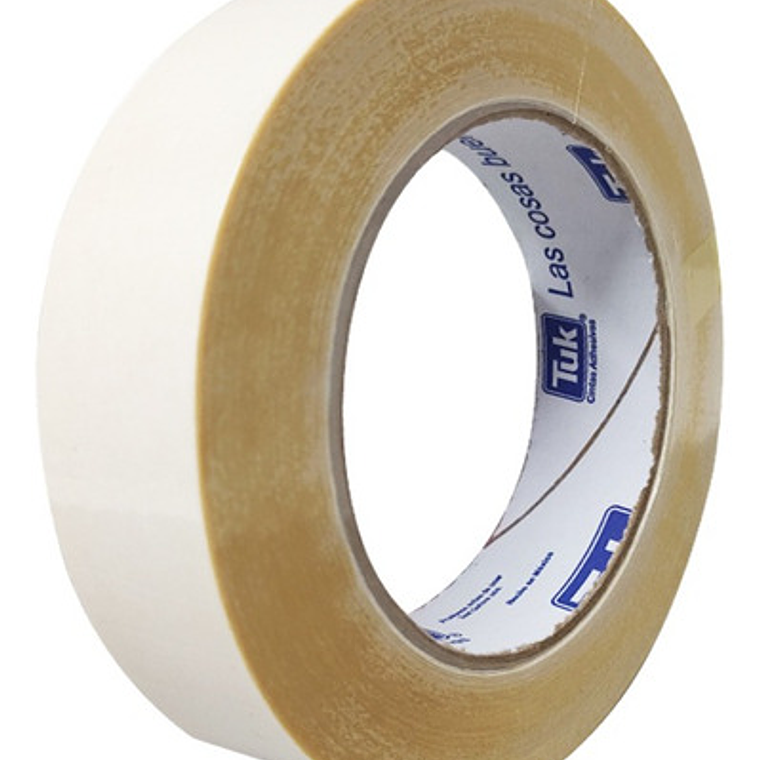 Cinta Doble Capa De Poliester Tuk 422006 4020 48mmx50m 1pza Blanco 3