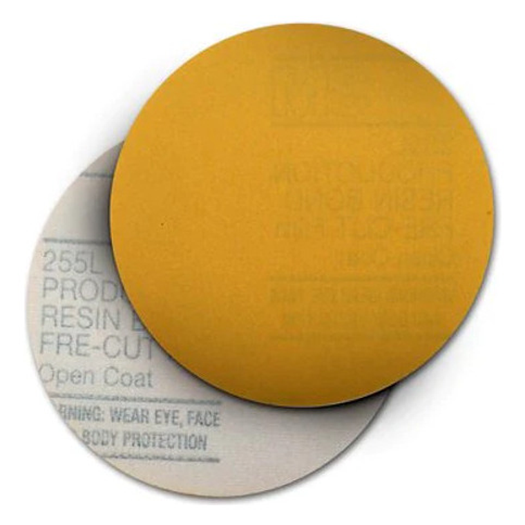 Disco Dorado 3m 6 Pulgadas Hookit Gold Caja Con 25 Piezas 3