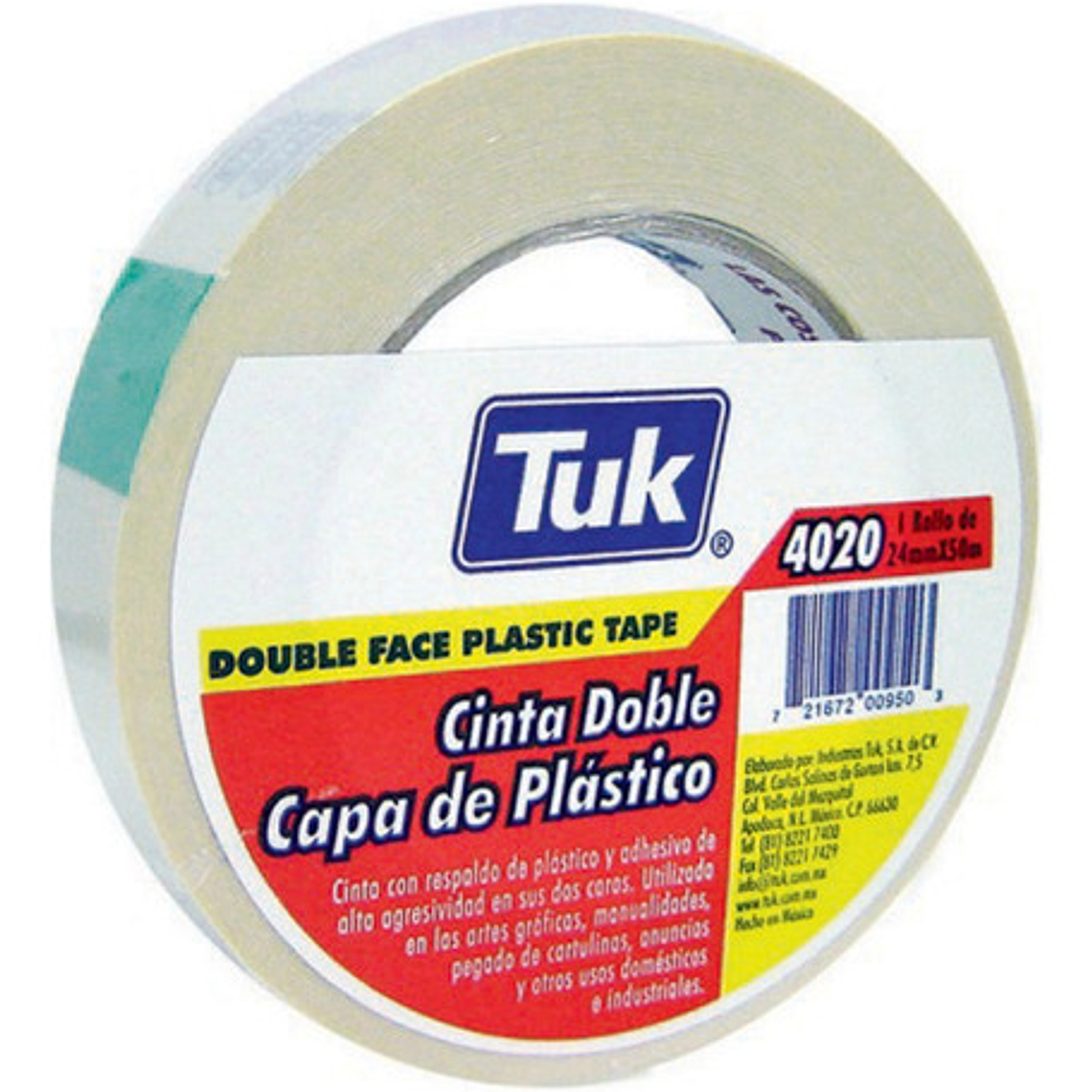 Tuk 4020 Doble Cara De Poliester 1.8 Cm X 50 Mts 3