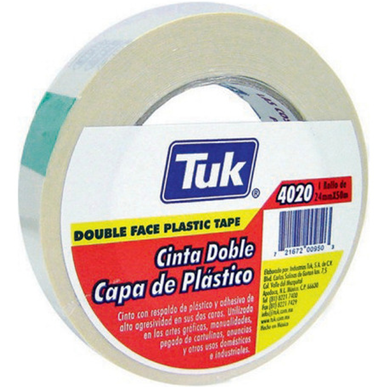 Tuk 4020 Doble Cara De Poliester 1.8 Cm X 50 Mts 3