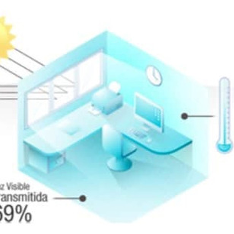 Pelicula De Control Solar 3m Prestige 70 Casa 1.82 Mt X 1 Mt 2