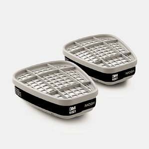 Cartucho 3m 6001 Para Vapores Organicos 2 Pack