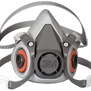 Respirador Serie 6000 Talla M  3m 6200