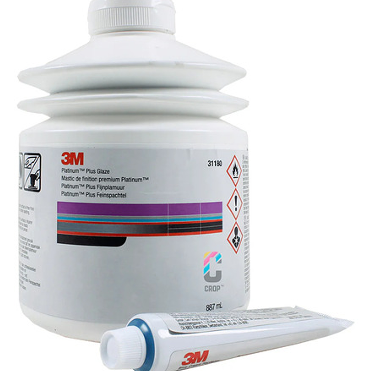 3m 31180 Masilla De Acabado Platinum Plus 887ml 1