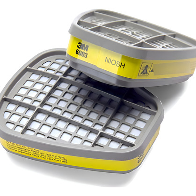 Cartucho 6003 3m Gases Ácidos Y Vapores Orgánicos 1