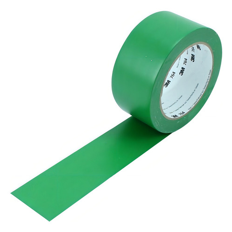 Cinta Vinil Señalización 3m 764 Verde Claro 51mm 20400280 2