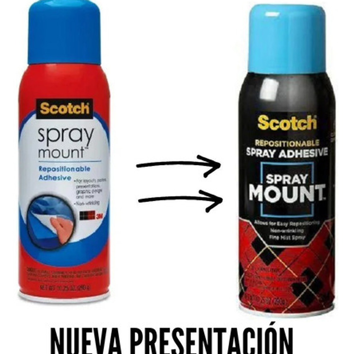Spray Mount Adhesivo Transparente Scotch 3m 6065, 290 Grs 3