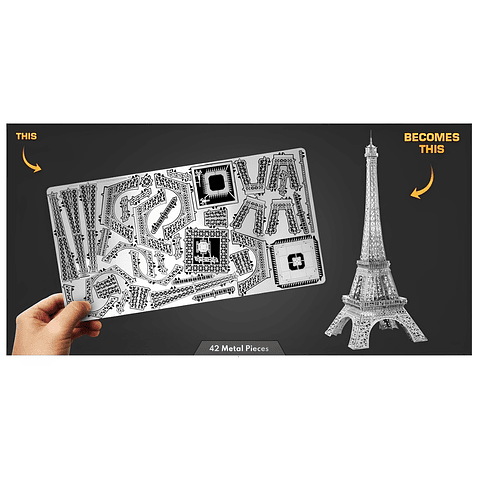 dibujo de la torre eiffel 3d