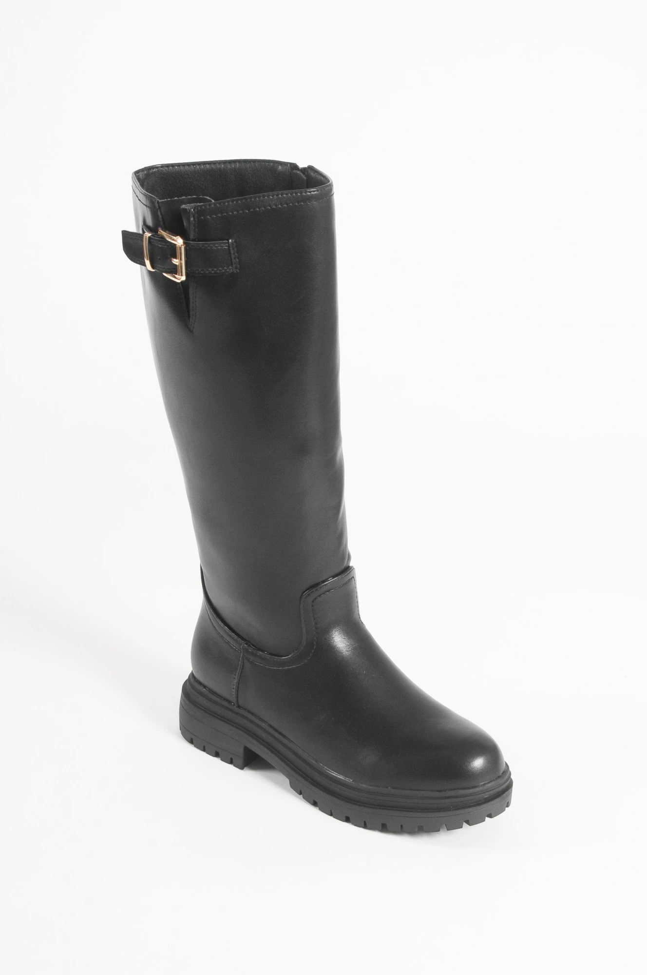 Bota de montar con hebilla - negro 2