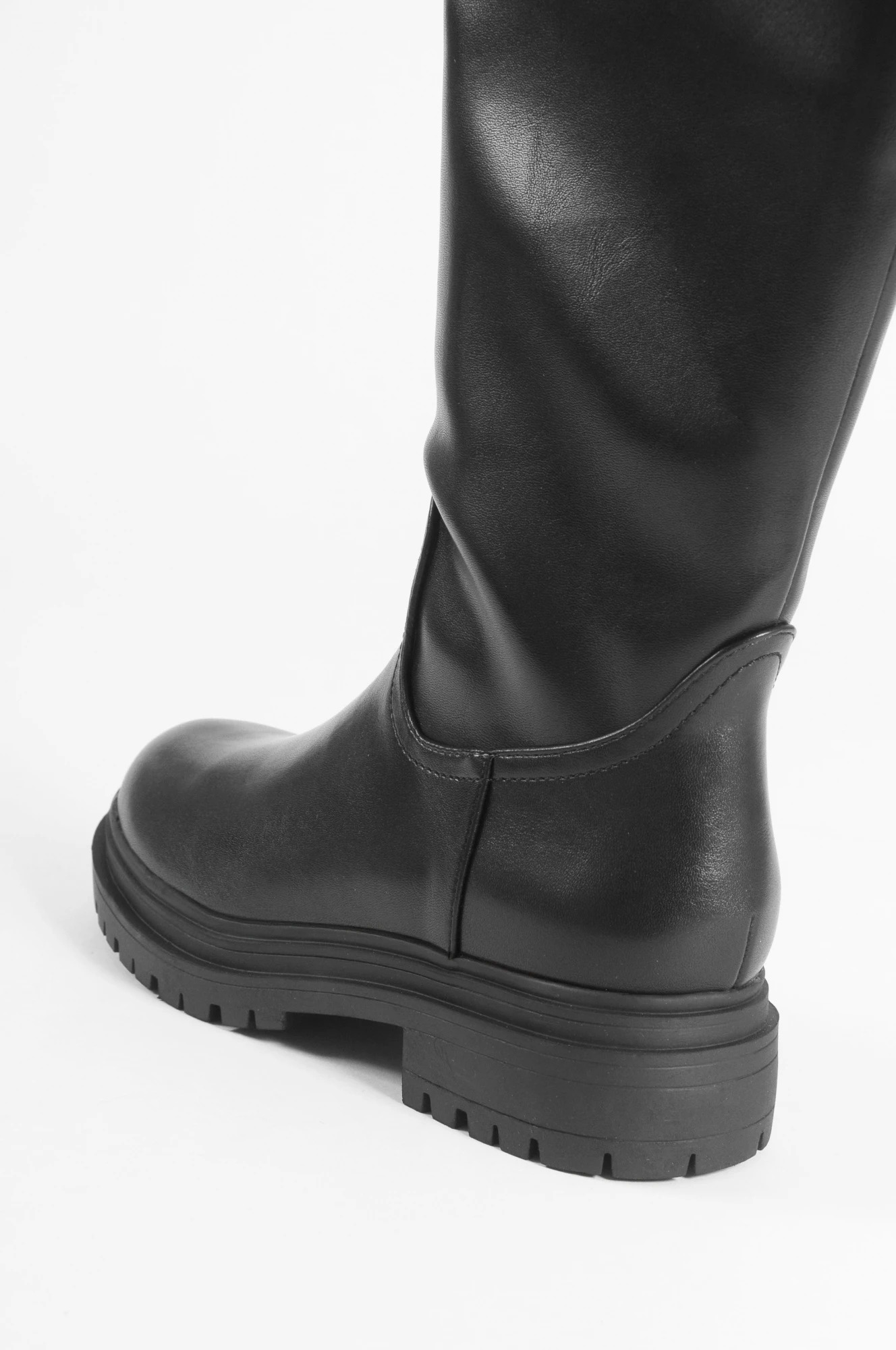 Bota de montar con hebilla - negro 3