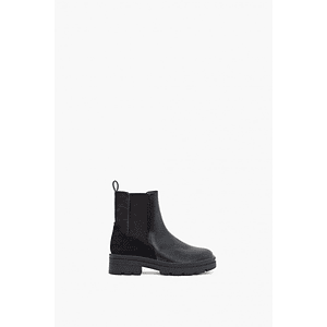 Bota combinada - negro
