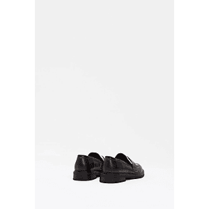 Mocasín eco piel vaca - chocolate