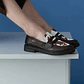 Mocasín eco piel vaca - chocolate - Miniatura 4