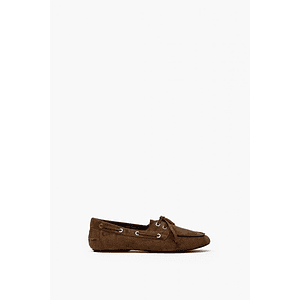 Mocasín acordonado - tostado