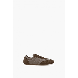 Zapatilla combinada - verde oliva