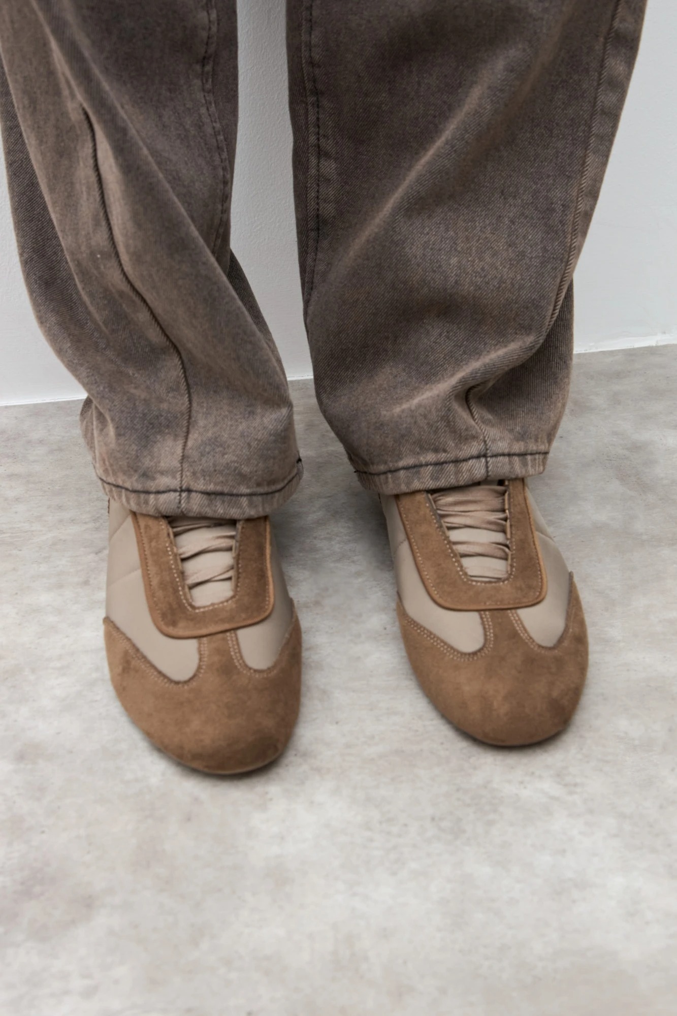 Zapatilla combinada - verde oliva 4