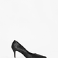 Stiletto Amelia de cuero pelo - negro - Miniatura 1