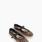 Ballerina animal print con suela de yute - negro - Miniatura 2