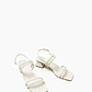 Sandalia de tiras con taco medio - crudo - Miniatura 4