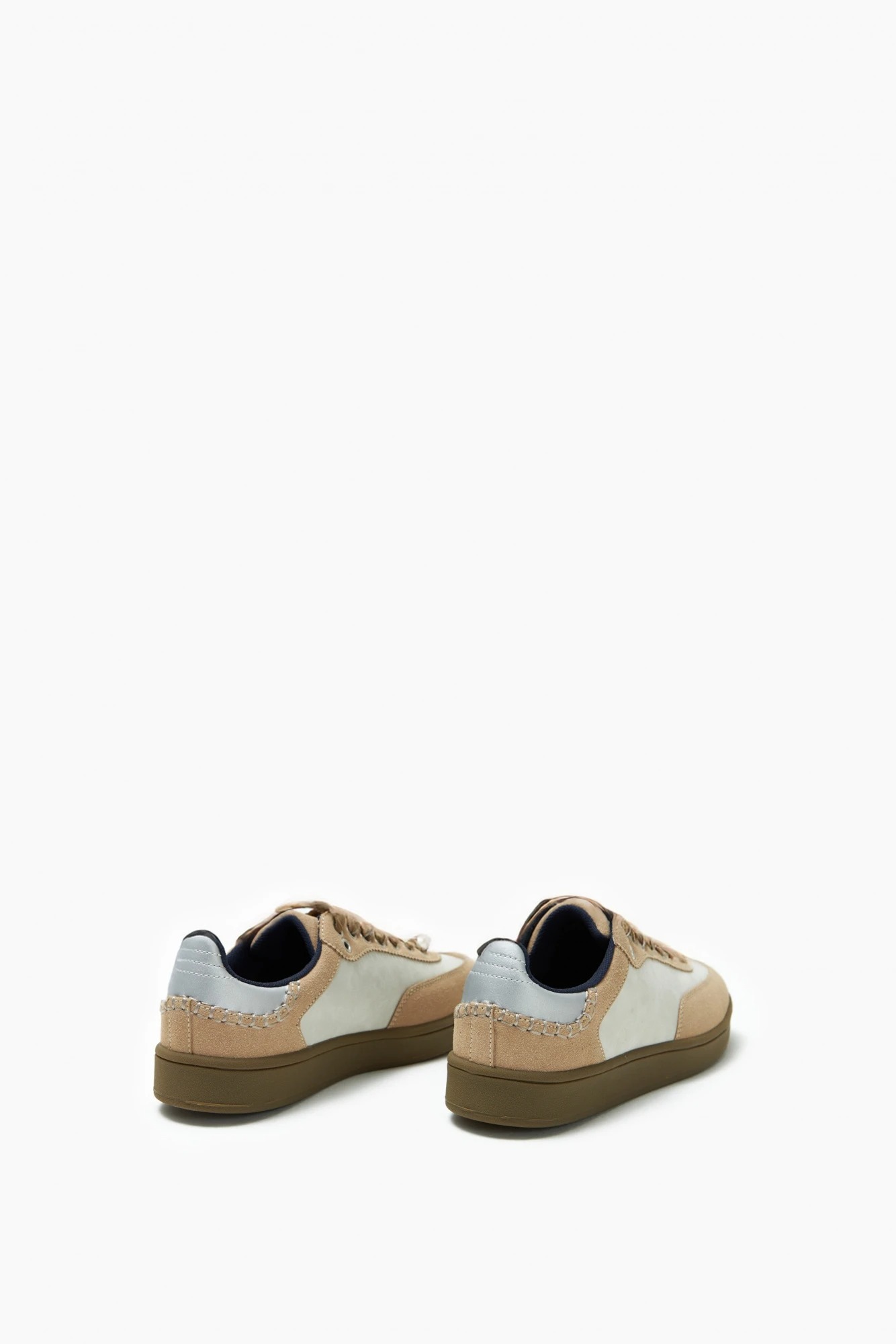 Zapatilla combinada - beige 2