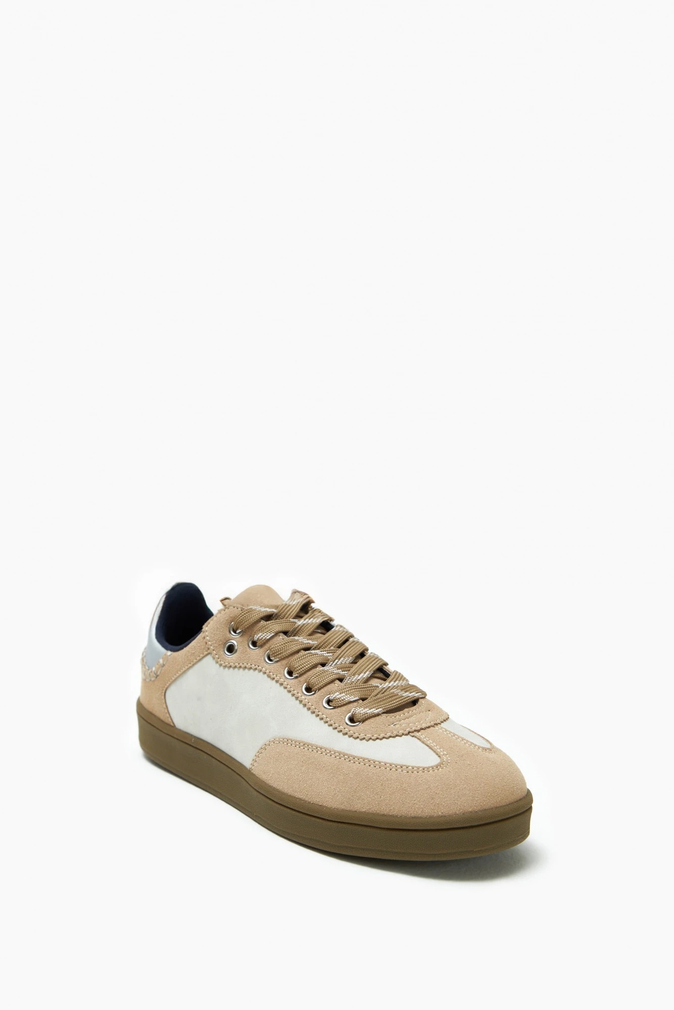 Zapatilla combinada - beige 3